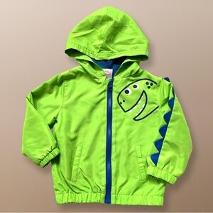 ⭐️ 5 for $25 Wonder Nation Green Dinosaur Hoodie Size 18 Months